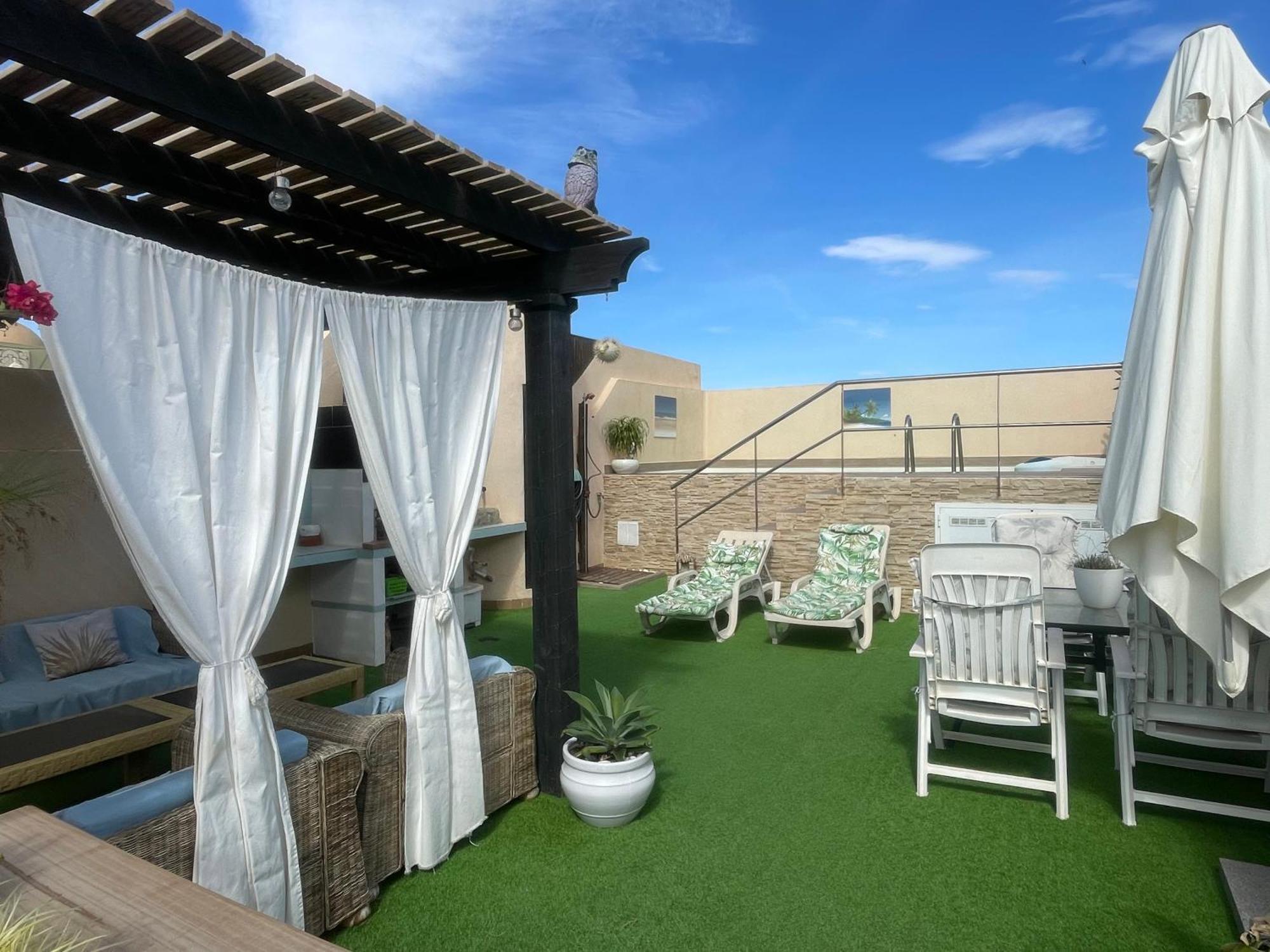 Atico Con Piscina Privada A 100M Del Mar Apartamento Vera Exterior foto